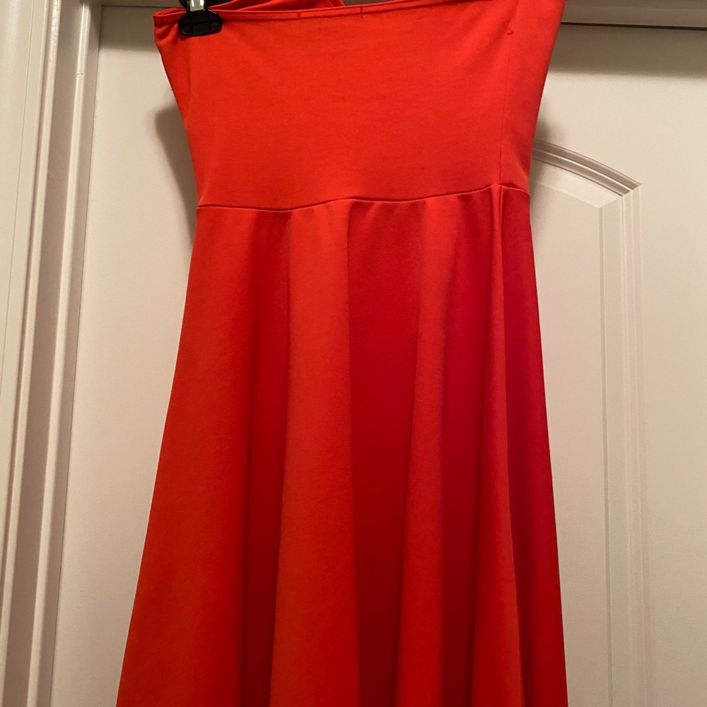 Orange Skater dress